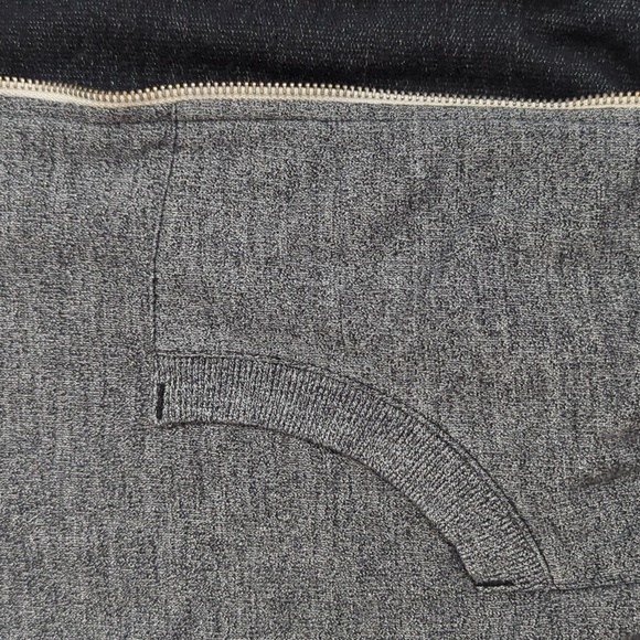 BDG Fleece Zip Hoodie Sweatshirt, Color Gray Size SP - Picture 8 of 15